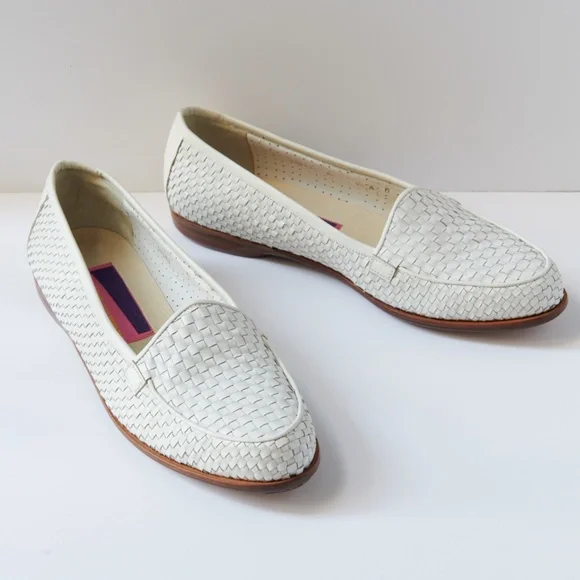 80s - SUSAN BENNIS - WARREN EDWARDS - Loafers - Men\'s - 10.5 - Wht - Leather 80s - Susan Bennis - Warren Edwards - Shoes - Men main image 3